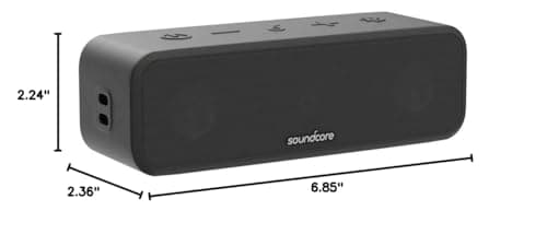 Soundcore Anker 3 Portable Bluetooth Speaker - Wireless, IPX7 Waterproof, 24H Playtime, Pure Titanium Diaphragm Drivers, PartyCast, BassUp, Custom EQ App - for Home, Shower, Outdoor, and Beach 9