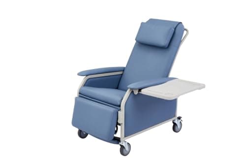 VivaComfort Bariatric Geri Chair, 500 lbs Capacity Recliner on Wheels