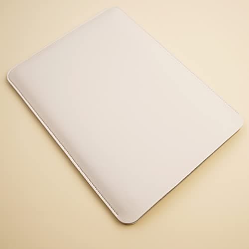 Benfan Slim Laptop Sleeve 13 Inch Compatible with New MacBook Air 13/ MacBook Pro 13 Color White 7