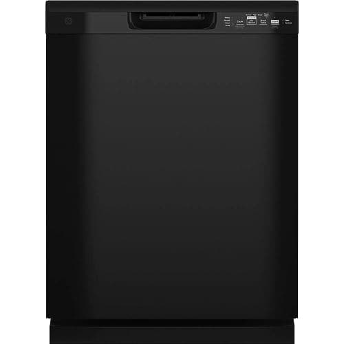 GE 24 in. Built-In Tall Tub Front Control Dishwasher with Sanitize, Dry Boost, 55 dBA – Black