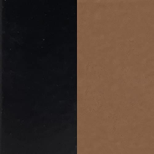 Nathan James Dahlia Counter Height Chair, Modern Barstool with Back, Mid-Century Metal Legs and Leather Padded Cushion for Kitchen, Island and Bars, Brown/Black 9