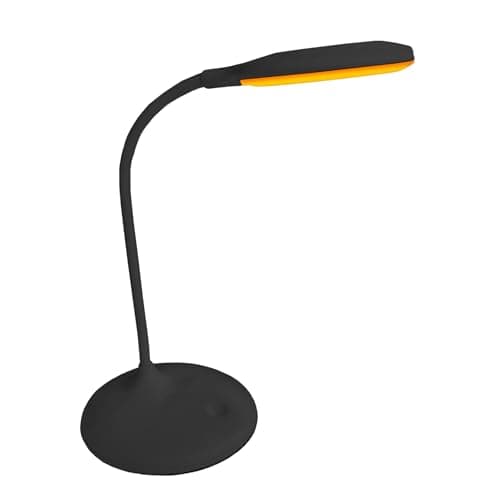 hooga Desk Lamp, Blue Light Blocking, 3 Modes: Amber 1600K, Red, Full-Spectrum 4000K, Dimmable, Rechargeable, Eye Strain Relief, Circadian Friendly