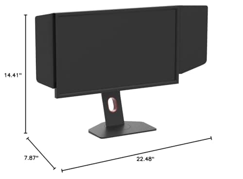 BenQ Zowie XL2566K 24.5 Fast TN in 360Hz Gaming Monitor | Motion Clarity DyAc⁺ | 1080p | XL Setting to Share | Custom Quick Menu | S Switch | Shield | Smaller Base | Adjustable Height & Tilt, Black 7