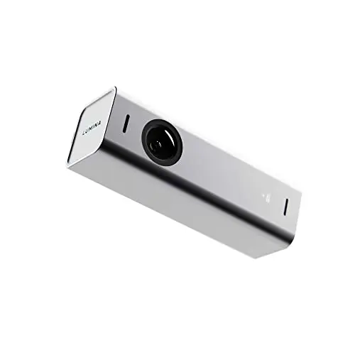 Lumina 4K Webcam: Studio-Quality Webcam Powered by AI. Look Great on Every Video Call. Compatible with Mac and PC (Silver)