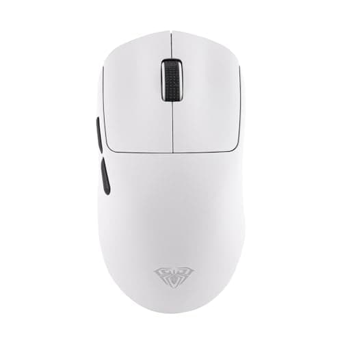 EPOMAKER Aula SC800 Wireless Gaming Mouse, 37g Lightweight, Adjustable 26,000 DPI, 8k Polling Rate, PAW3395, Programmable Buttons, On-Board Memory, 250mAh Battery, PC/MAC/Linux (White)
