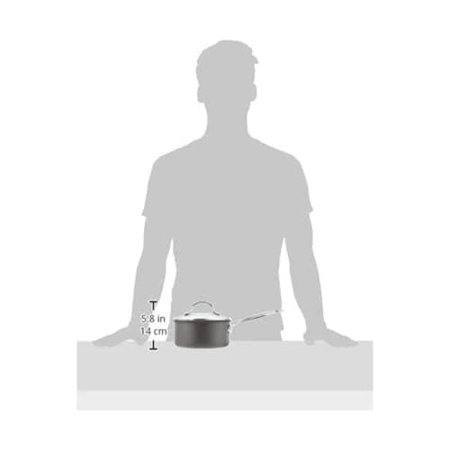 Cuisinart Chef's Classic Nonstick Hard-Anodized 1.5-Quart Saucepan with Lid, Black 3