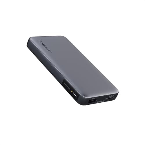 AMEGAT Portable Charger, 10000mAh 30W USB C Power Bank PD Fast Charging Slim Portable Phone Charger Battery Pack for Phone, MacBook, Laptops, Earbuds and More