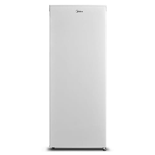 Midea MRU05M2AWW Upright Freezer, 5.3 Cubic Feet Freezer, For Kitchen Apartment Office Basement or Dormitory, White