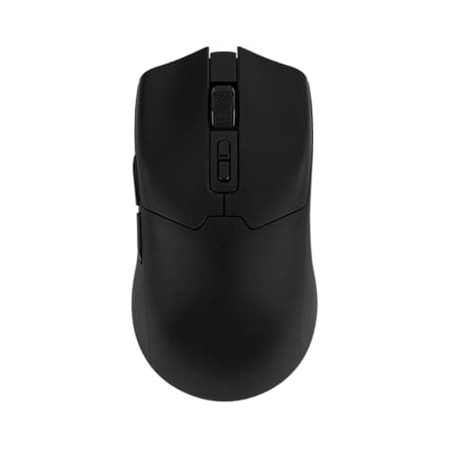 EPOMAKER Click Gaming Mouse Wireless 2.4Ghz/BT/Type-C, 800 to 42,000 DPI Adjustable, 8K Polling Rate, 500mAh, Lightweight Optical Mouse, for PC/Mac/Linux (Black)