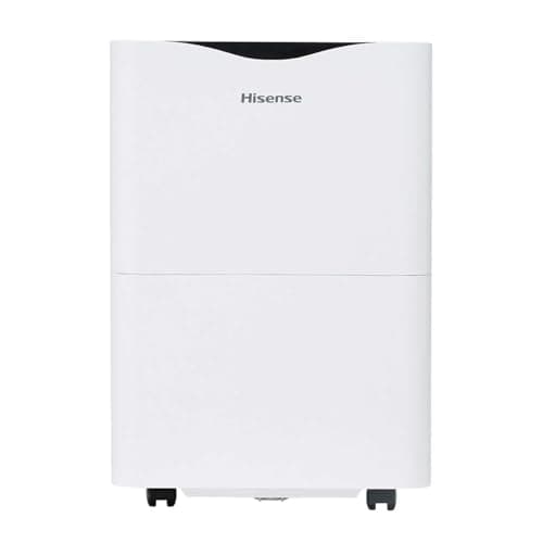 Hisense 35 Pint 3,000 sq. ft. Portable Dehumidifier, Low Noise Airflow System, 3-Speed, Removable Washable Filter, Easy-carry handle - HD3524