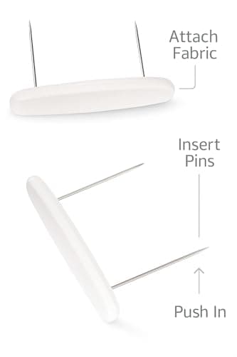 Miles Kimball Bedskirt Pins,White,One Size Fits All 6