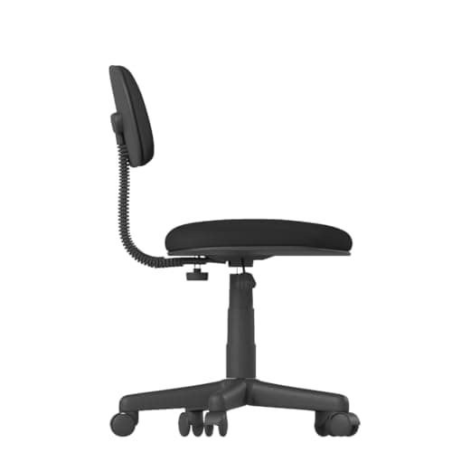 Boss Office Products Fabric Steno Chair in Black, Low-Back (B205-BK) 5