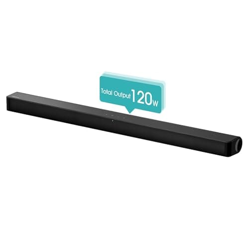 Hisense HS205G 2.0Ch Sound Bar, 120W, DTS Virtual: X, Dolby Audio, HDMI/ARC/Optical/USB, Bluetooth, Roku TV Ready, Black (HS205G, 2024 Model) 9