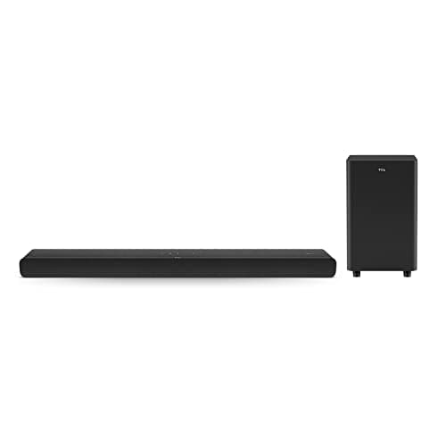 TCL Alto 8 Plus 2.1.2 Channel Dolby Atmos Sound Bar with Wireless Subwoofer, Bluetooth – TS8212-NA, 39-inch, Black