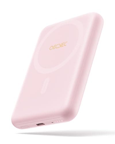 Magsafe Portable Charger, Ultra-Slim 10,000mAh Magnetic Wireless Portable Charger, PD 20W Fast Charging Power Bank, Magsafe-Compatible Battery Pack for iPhone Series