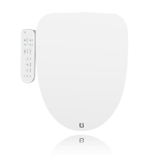 Bejoan Z1 Bidet Toilet Seat, Bidet Attachment for Toilet Warm Water, Elongated Heated Toilet Seat with Quite Close, Electric Smart Air Dryer, Customizable Washing Modes for Ultimate Comfort