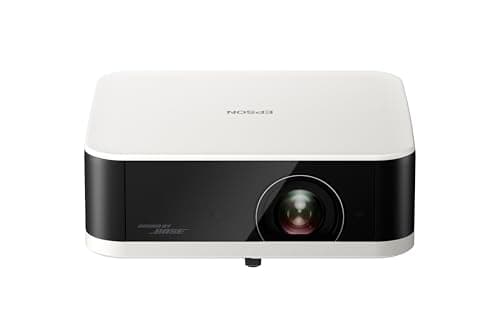 Epson Lifestudio Pop Full HD Personal Lifestyle Projector 700 Lumens of Color and White Brightness, Sound by Bose Technology, Google TV, 3-Chip 3LCD Triple Core Engine, Projection Studio App