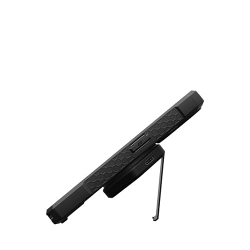 URBAN ARMOR GEAR UAG Wireless Charging Pad with Kickstand Compatible with MagSafe Cases, 15W Fast Charging with 4ft Detachable Rugged USB-C to USB-C Cable, Black/Carbon Fiber 7