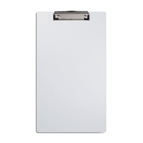 Staples Aluminum Clipboard, Legal Size, Silver – Heavy‑Duty Metal Clipboard