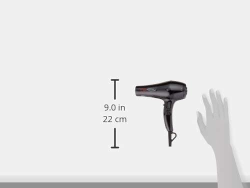 CHI Ceramic 1875 Watt Hair Dryer, Includes A Concentrated Nozzle, Quick-Drying, Reduces Frizz & Increases Shine, Jett Black 6