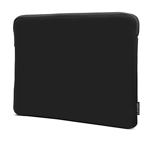 Lenovo Basic Laptop Sleeve 13 Inch Notebook/Tablet Compatible with MacBook Air/Pro Neoprene Material - Soft Fleece Lining - Zippered Top Opening - Black