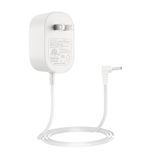 Tonton 5V Charger 10FT for InfantOptics DXR-8 / DXR-8 Pro Baby Monitor Unit, Replacement Official Round-Pin Power Cord Adapter for DXR8 and DXR8 PRO Monitor (NOT for Camera Unit)