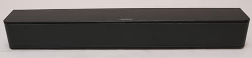 Bose Solo Series II 3-Inch Soundbar with Two Angled Full-Range Drivers, Built-In Dolby, and Front LED Lights (Black) (Renewed)