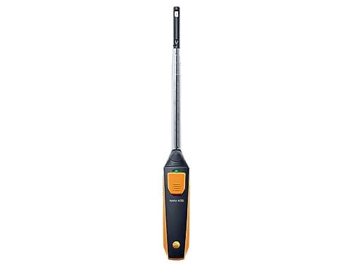 testo 405i Anemometer Handheld for Air Celocity, In-Duct Airflow and Temperature – CFM Meter with Extendable up to 15" Telescopic Shaft - Wind Meter with Bluetooth and App Operation
