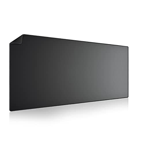Wolaile Large Mouse Pad, 36x17 in Gaming Mouse Mat,Waterproof and Non-Slip Desktop Pad for Computer Keyboard,Black,XL