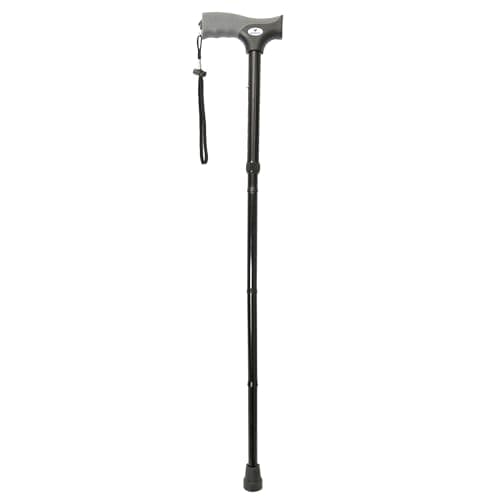 FSA/HSA Eligible, Vaunn Medical Easy Grip Height Adjustable Folding Cane/Walking Stick with Strap/Pouch- Compact, Portable, and Safe Walking Assistant- Non-Slip Grip Handle- Men, Women, Elderly 6