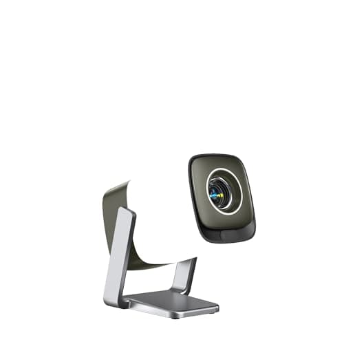 [Compatible with Netflix & TOF Real-time Focus] Mini Projector with WiFi and Bluetooth, XuanPad White Smart Projector 4K Support, Dolby Audio & Keystone, 210° Rotatable Stand for Home