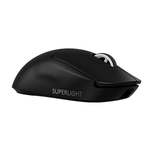 Logitech G PRO X Superlight 2 Lightspeed Wireless Gaming Mouse, 8K Polling, Lightweight, LIGHTFORCE Hybrid Switches, Hero 2 Sensor, 888 IPS, 44,000 DPI,USB-C Charging, PC & Mac (Renewed)