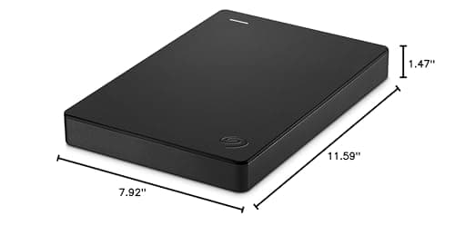 Seagate Portable Drive, 1TB, External Hard Drive, Black, for PC Laptop and Mac, 2 Year Rescue Services, Amazon Exclusive (STGX1000400) 7