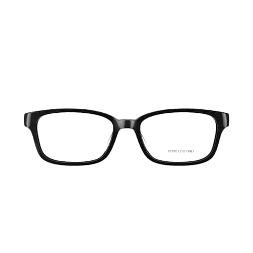 Amazon Echo Frames, an Alexa device (newest model), Smart glasses with Alexa, Rectangle frames in Classic Black with prescription ready lenses