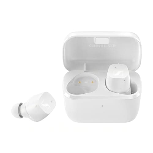 Sennheiser Consumer Audio CX True Wireless Earbuds - Bluetooth In-Ear Headphones for Music and Calls with Passive Noise Cancellation, Touch Controls, Bass Boost, IPX4 and 27-hour Battery Life, White