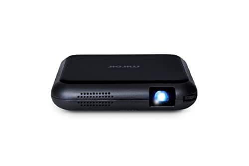 Miroir M76 Micro Pocket Projector – Ultra-Portable DLP Mini Projector with Built-in Battery, HDMI Input, USB Charging, 1080p Input Support, 50" Display – Compact Travel Projector