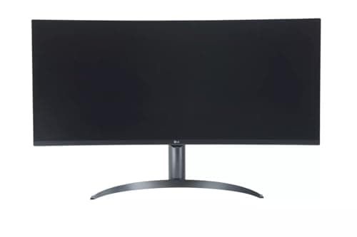 LG 34" Curved WQHD VA Black Monitor with Built-in Speaker, (3440x1440) 100Hz, 5ms, Ultrawide MyView Streaming, Airplay2, Magic Remote, 34SR65QC-B WebOS 2024 Model (Renewed) 2