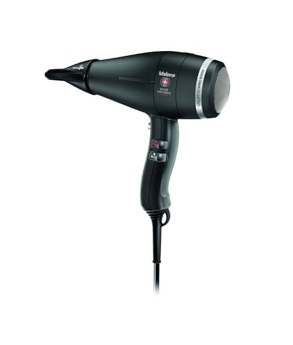 Unlimited Pro 5000 – Professional Hair Dryer, Lightweight with Digital Motor, 6 Heat and Speed Settings, Ionic Technology, Soft Black, Swiss Made