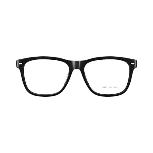 Amazon Echo Frames, an Alexa device (newest model), Smart glasses with Alexa, Square frames in Classic Black with prescription ready lenses