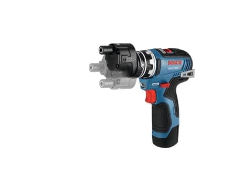 Bosch GSR12V-300FCB22 12V Max Drill/Driver with 5-In-1 Flexiclick® System with (2) 2.0 Ah Batteries 8