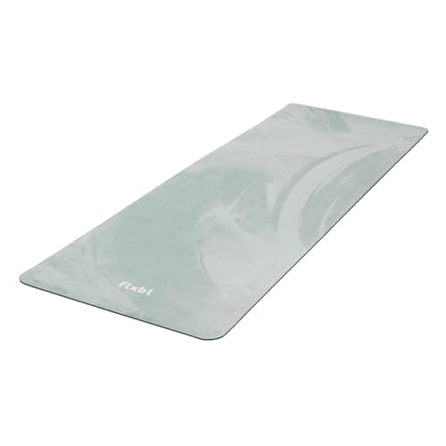 FLXBL Travel Yoga Mat and Top Layer - Thin, Light, Foldable and Washable (Sage) 8