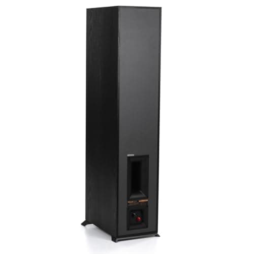 Klipsch Reference R-620F Floorstanding Speaker, Black Textured Wood Grain Vinyl, Pair 5