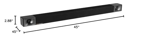 Klipsch Cinema 600 Sound Bar 3.1 Home Theater System with HDMI-ARC for Easy Set-Up, Black 10