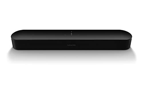 Sonos Beam (Gen 2). The compact smart soundbar for TV, music and more. (Black) (Renewed)