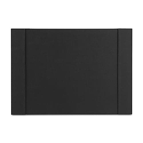 Staples 2741550 Refillable Faux Leather Desk Pad 24-Inch L X 17-Inch W Black (45058)