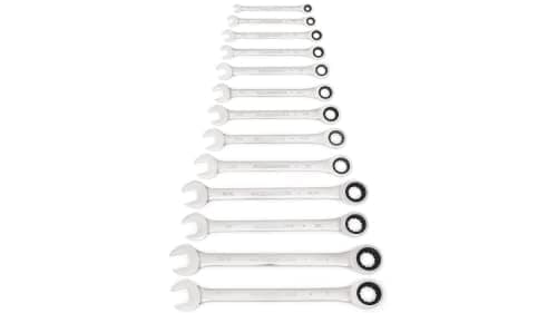 GEARWRENCH 13 Piece 12 Point Ratcheting Combination Wrench Set SAE | 9312 9
