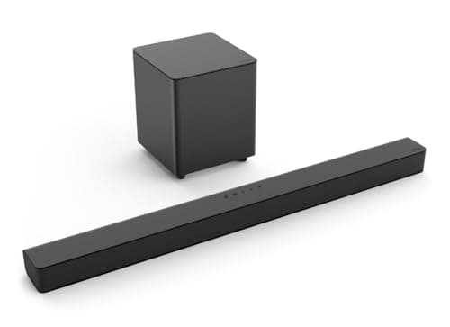 VIZIO V-Series 2.1 Channel Soundbar System with 5-inch Wireless Subwoofer - Black (Renewed)