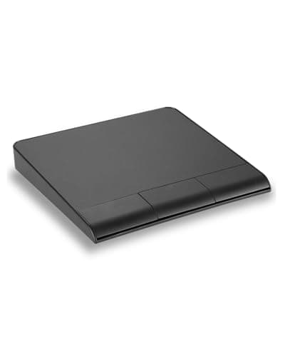 Perixx PERIPAD-706 Wireless Slim Touchpad For Windows System, Multi-Device Bluetooth and 2.4G RF Connectivity, Rechargeable via USB-C, Large Size 5.31x4.57x0.55 Inches, Black