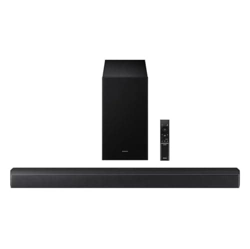 Samsung HW-B620F 3.1 Channel Soundbar with Subwoofer Black, Dolby Audio/DTS Virtual:X, HDMI ARC, Wireless Surround Sound Compatible (Renewed)