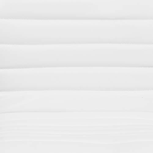 Flash Furniture Alan Low-Back Ribbed Upholstered Vinyl Swivel Desk Chair with Padded Seat, Modern Adjustable Height Padded Office Chair, White 10